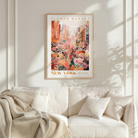 New York Flower Market Poster - Posters - Flower Poster