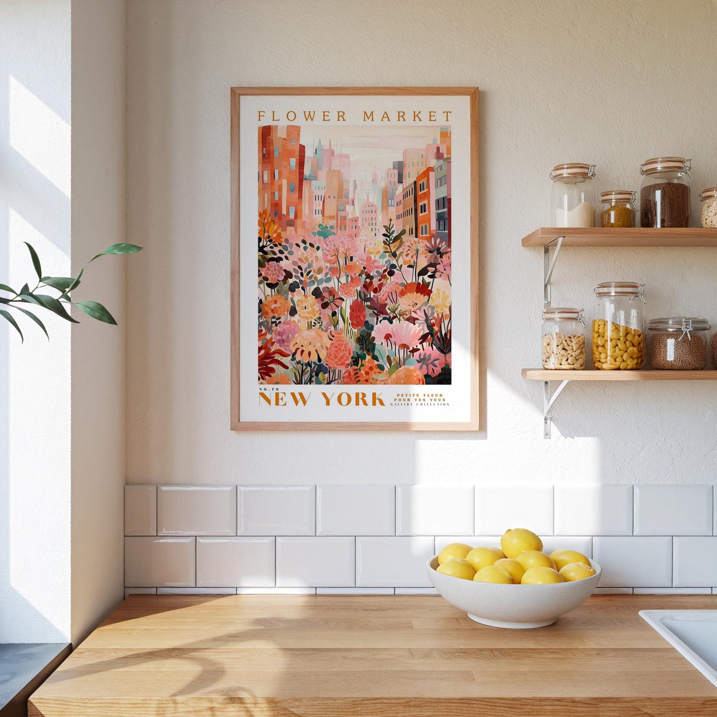 New York Flower Market Poster - Posters - Flower Poster