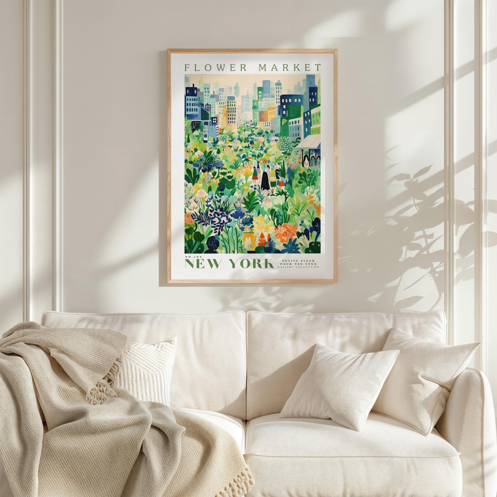 New York Flower Market Poster - Posters - Flower Poster