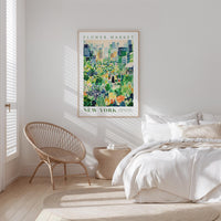 New York Flower Market Poster - Posters - Flower Poster