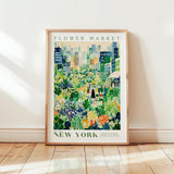 New York Flower Market Poster - Posters - Flower Poster