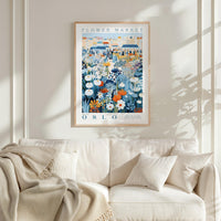 Oslo Flower Market Poster - Posters - Flower Poster