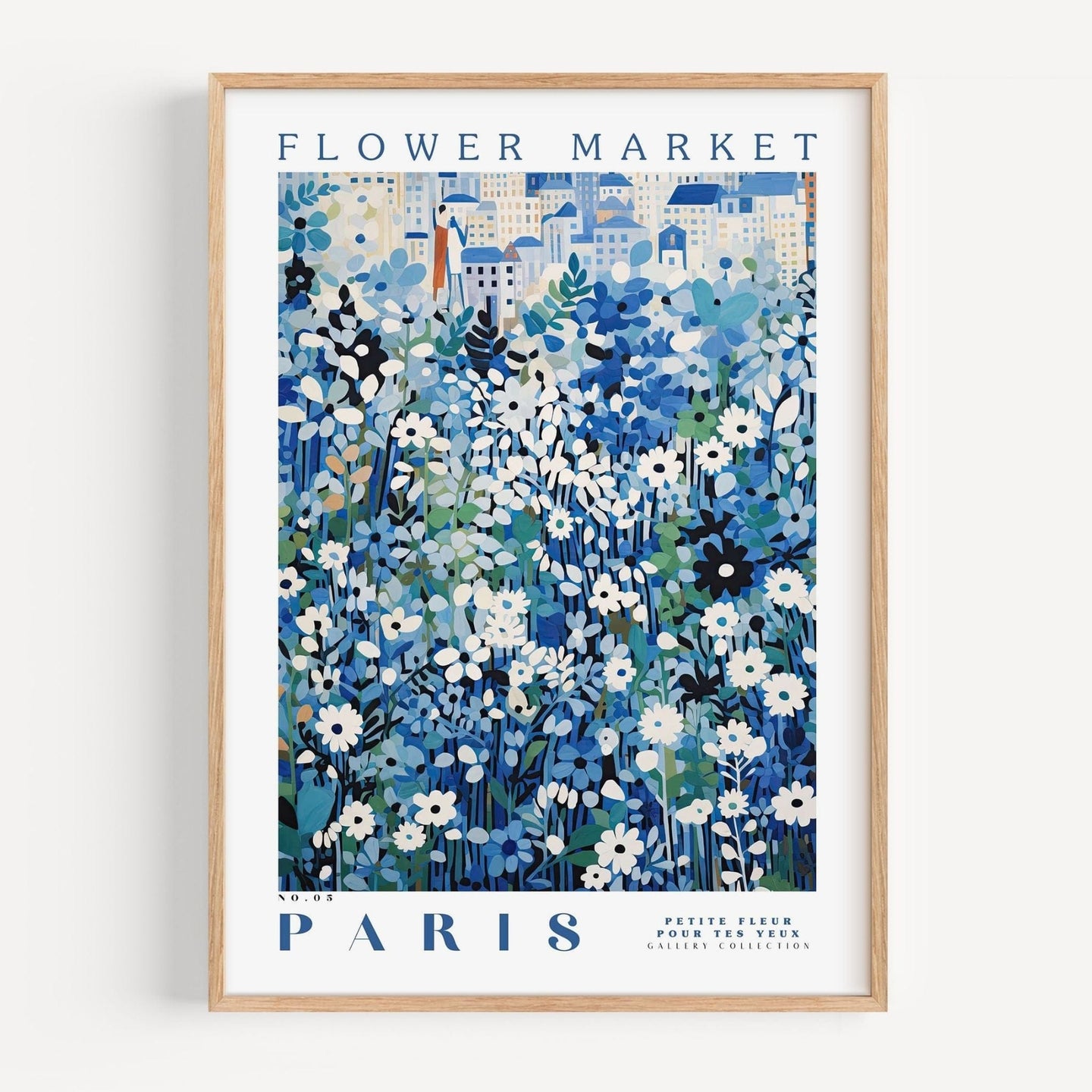 Paris Flower Market Poster - Posters - Enchanted Sights