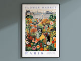 Paris Flower Market Poster - Posters - Enchanted Sights