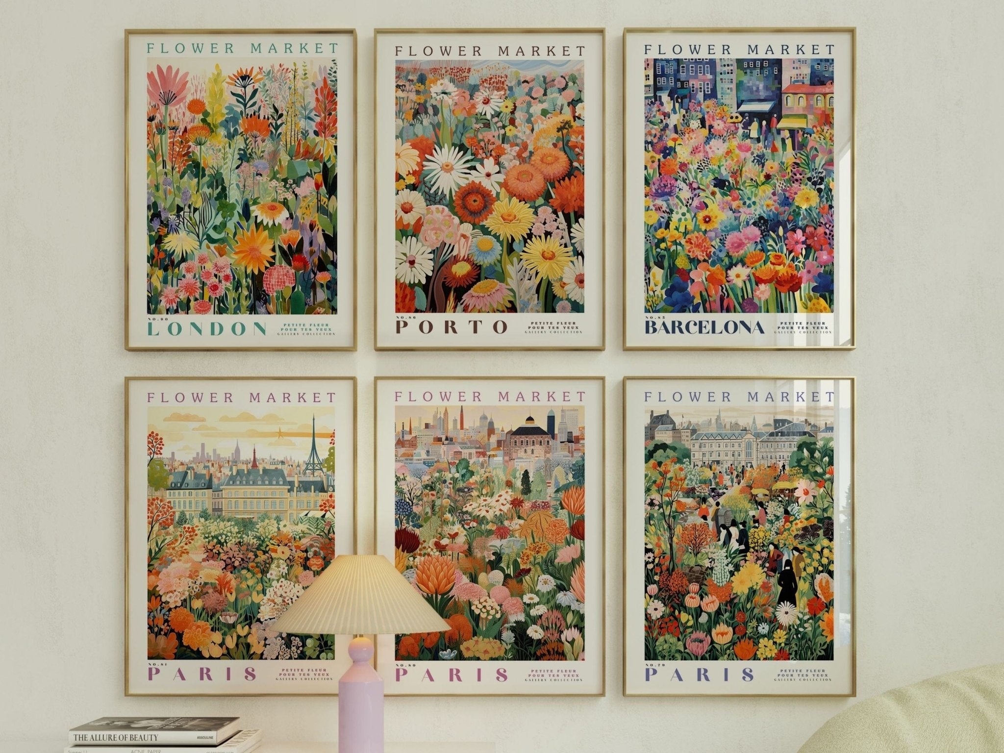 Paris Flower Market Poster - Posters - Enchanted Sights