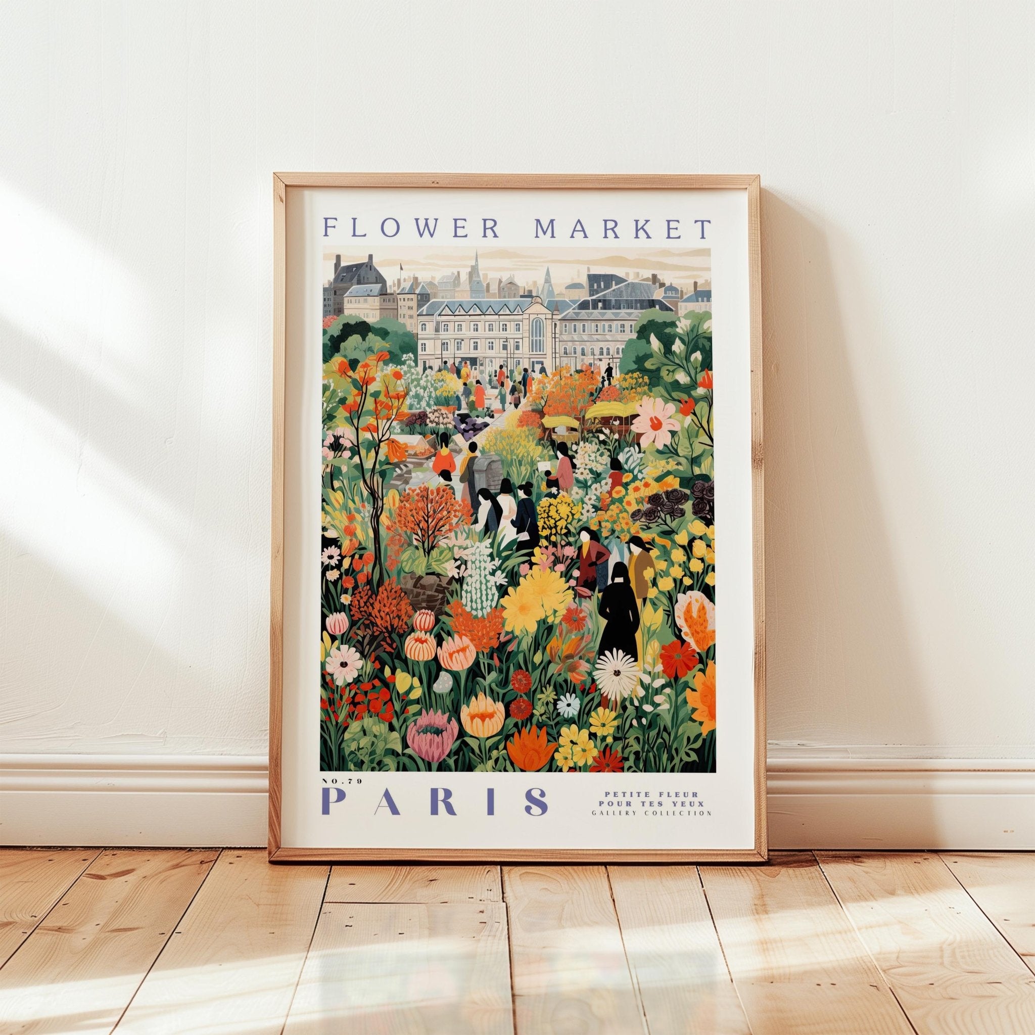 Paris Flower Market Poster - Posters - Flower Poster