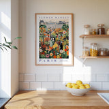 Paris Flower Market Poster - Posters - Flower Poster
