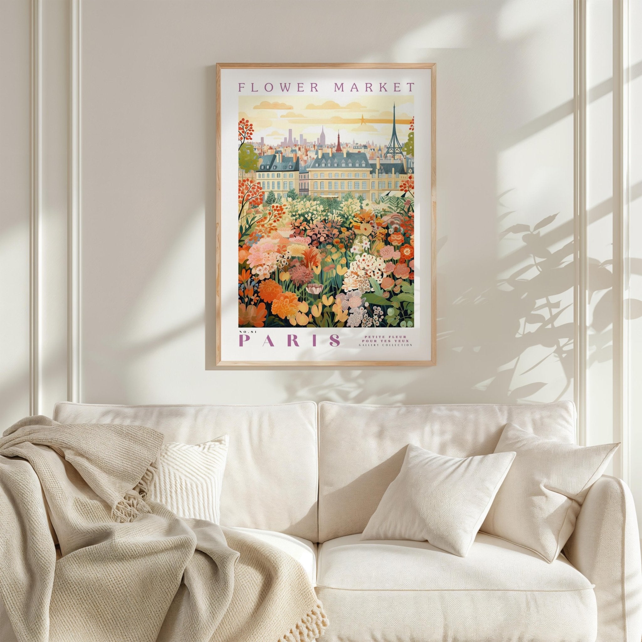 Paris Flower Market Poster - Posters - Flower Poster