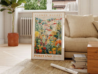 Positano Flower Market Poster - Posters - Enchanted Sights