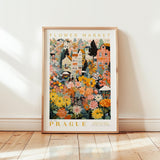 Prague Flower Market Poster - Posters - Flower Poster