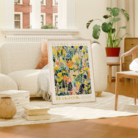 Reykjavik Flower Market Poster - Posters - Enchanted Sights