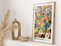 Rio De Janeiro Flower Market Poster - Posters - Enchanted Sights