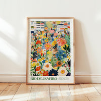 Rio De Janeiro Flower Market Poster - Posters - Flower Poster