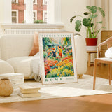 Rome Flower Market Poster - Posters - Enchanted Sights