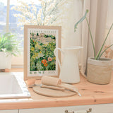 Rome Flower Market Poster - Posters - Enchanted Sights