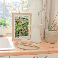 Rome Flower Market Poster - Posters - Enchanted Sights