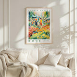 Rome Flower Market Poster - Posters - Flower Poster