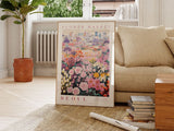 Seoul Flower Market Poster - Posters - Enchanted Sights