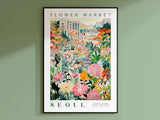 Seoul Flower Market Poster - Enchanted SightsPostersEnchanted Sights