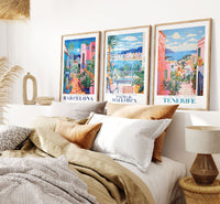 Set of 3 posters (50x70cm) - Barcelona, Mallorca, Tenerife - Posters - Enchanted Sights