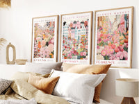 Set of 3 posters (50x70cm) - Copenhagen, Athens, Florence - Posters - Enchanted Sights