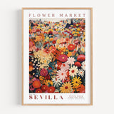 Sevilla Flower Market Poster - Posters - Enchanted Sights