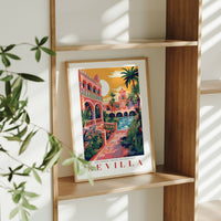 Sevilla Travel Poster - Posters - Enchanted Sights