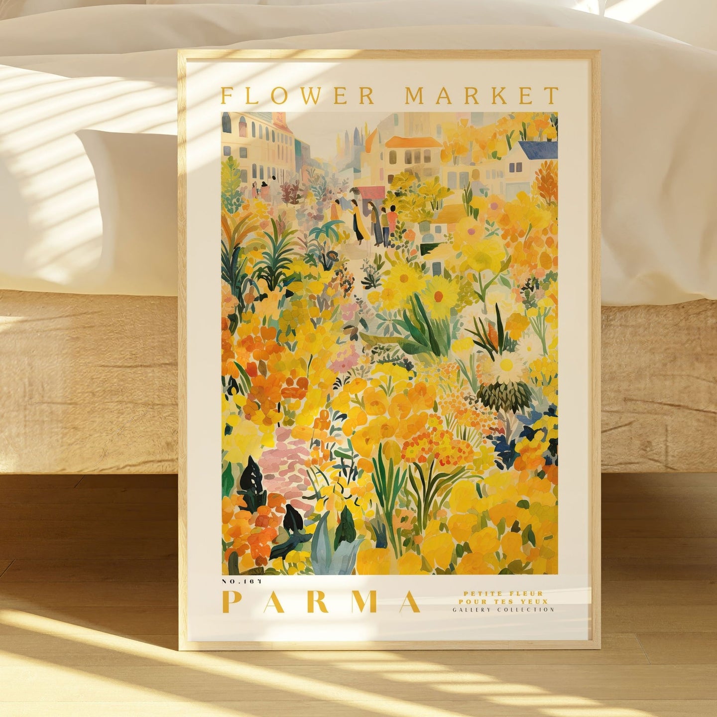 Parma Flower Market Poster