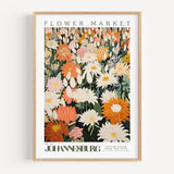 Johannesburg Flower Market Poster