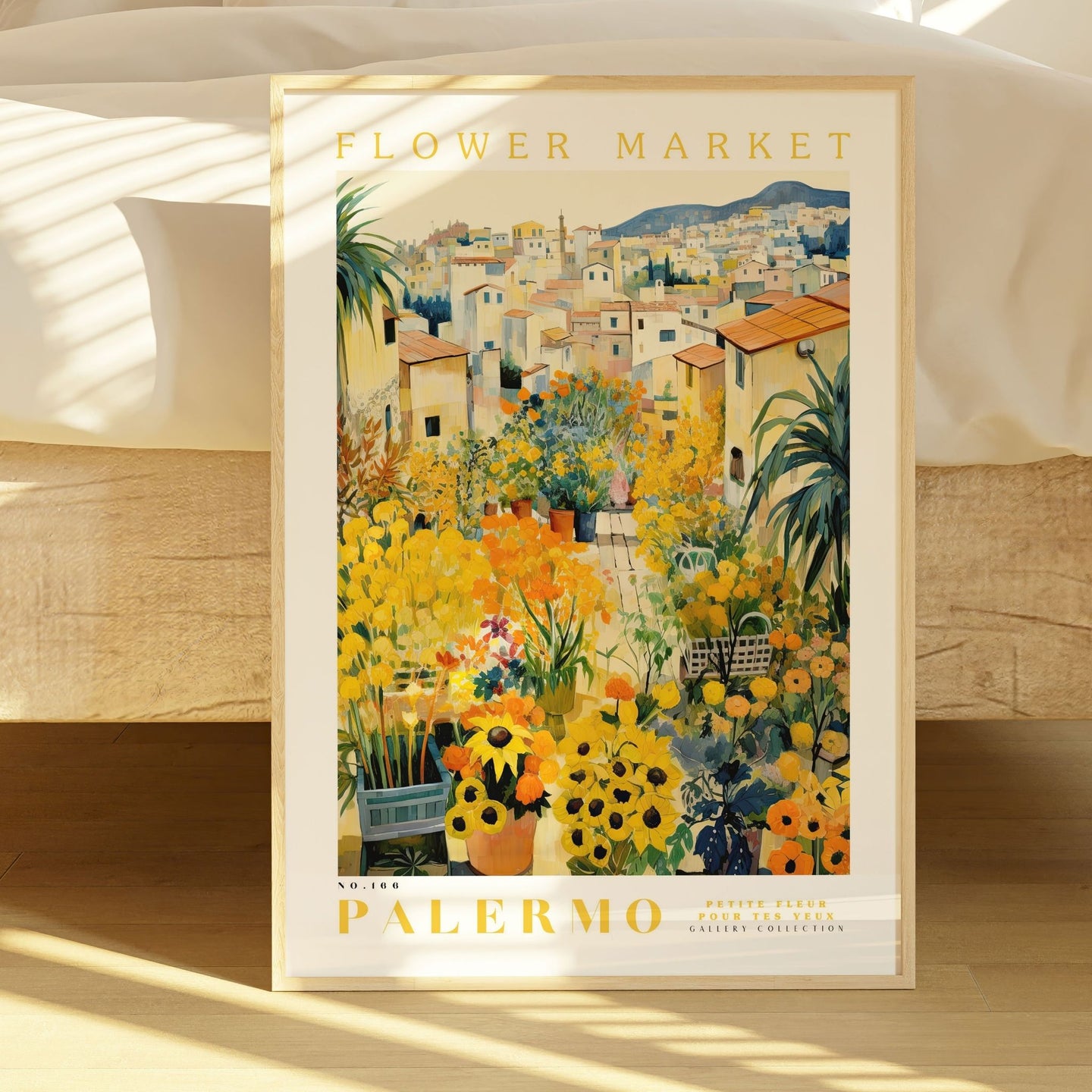 Palermo Flower Market Poster