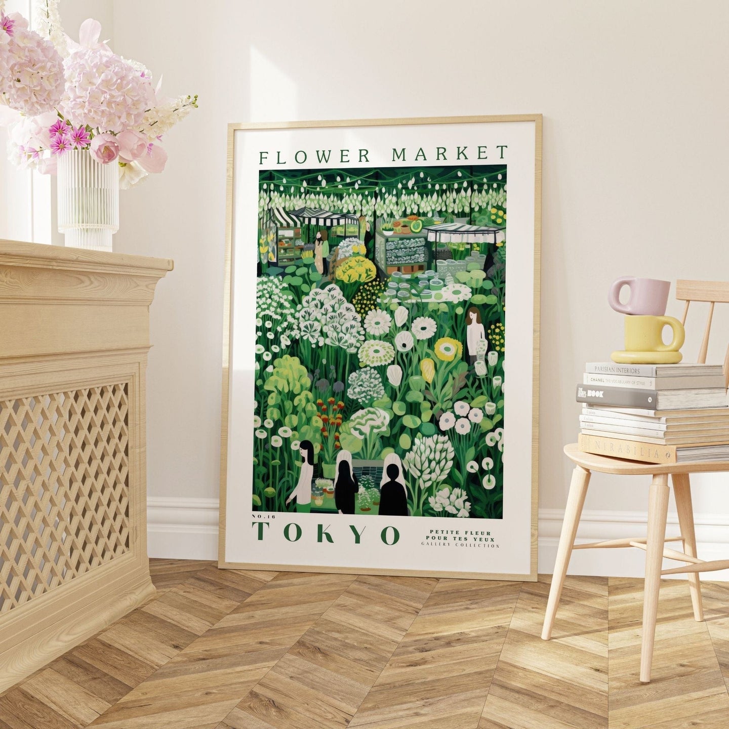 Tokyo Flower Market Poster