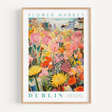 Dublin Flower Market Poster