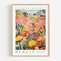 Dublin Flower Market Poster