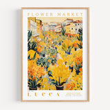 Lucca Flower Market Poster