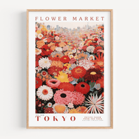 Tokyo Flower Market Poster