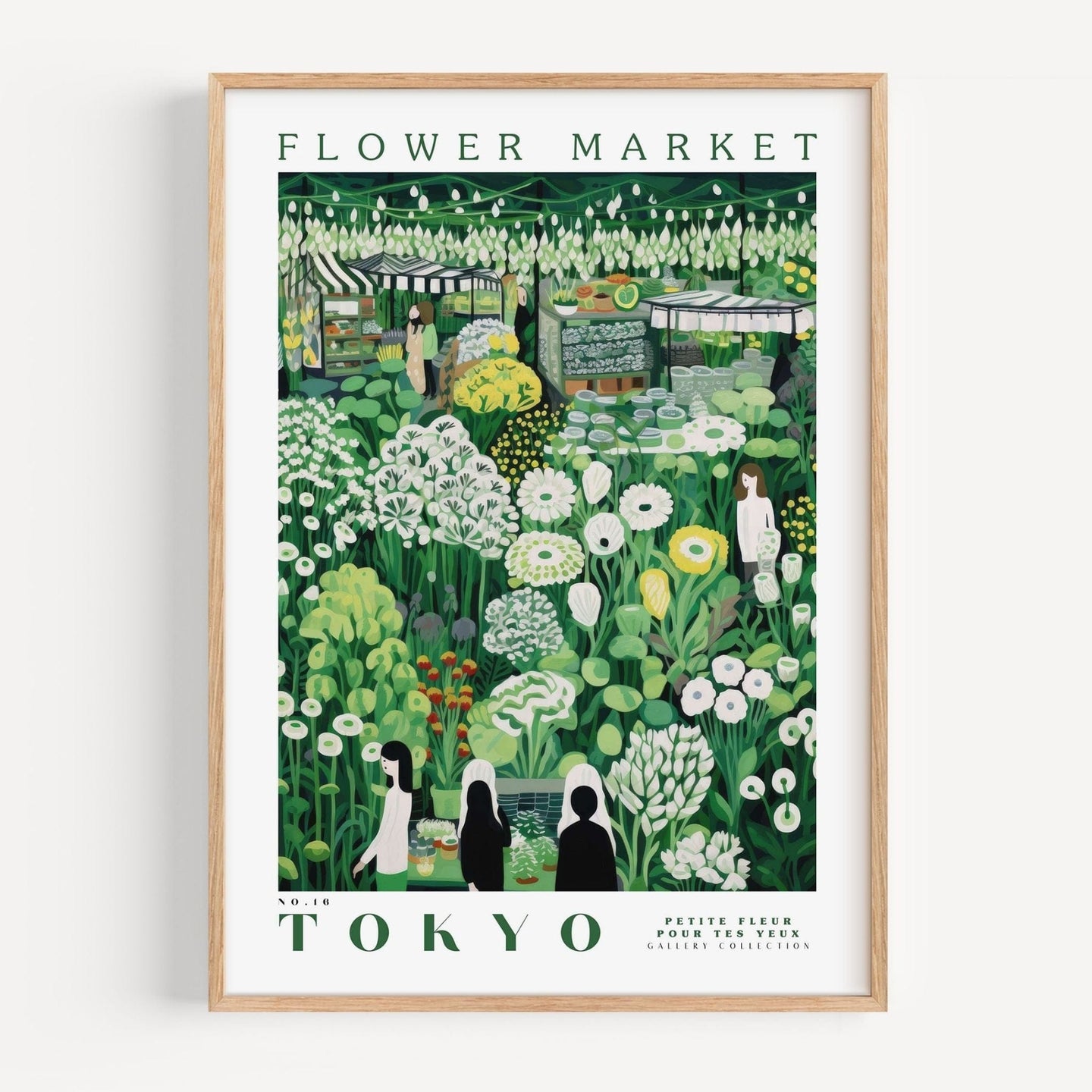 Tokyo Flower Market Poster