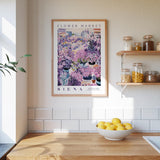 Siena Flower Market Poster - Posters - Flower Poster