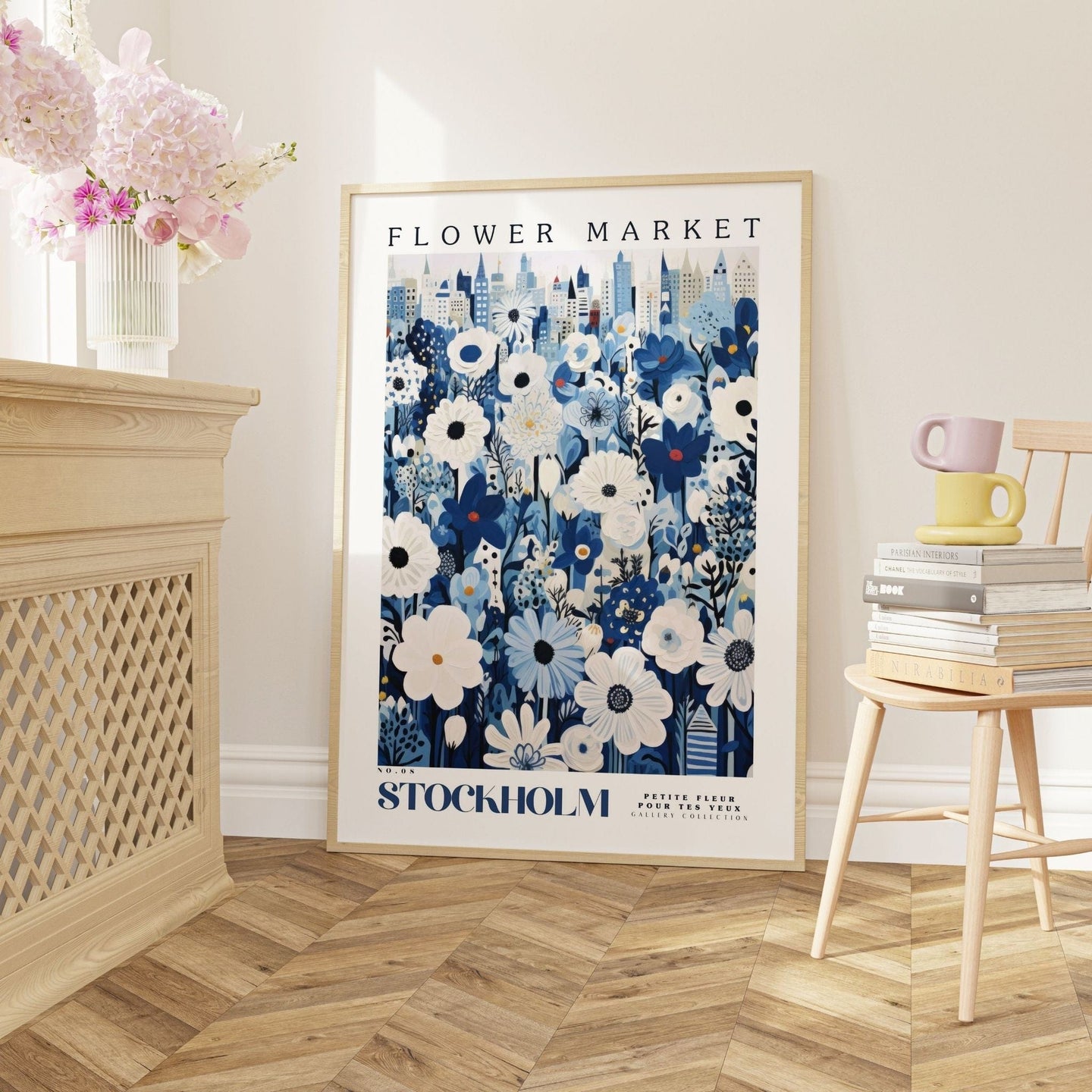 Stockholm Flower Market Poster - Posters - Enchanted Sights