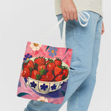 Strawberry Tote Bag - Bags - Enchanted Sights