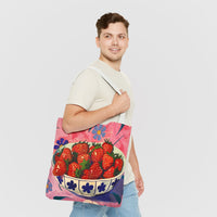 Strawberry Tote Bag - Bags - Enchanted Sights