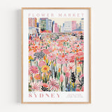 Sydney Flower Market Poster - Posters - Enchanted Sights