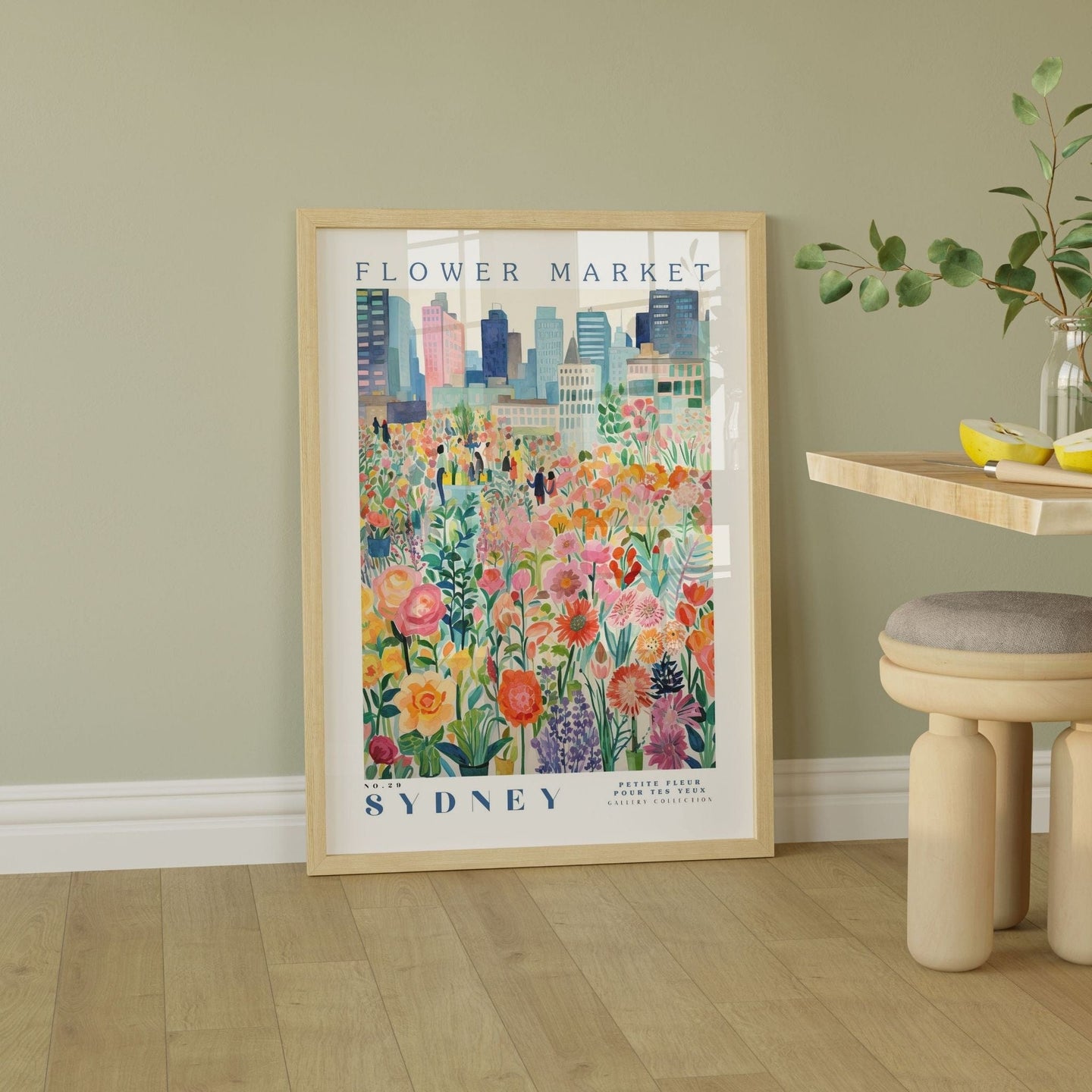 Sydney Flower Market Poster - Posters - Enchanted Sights