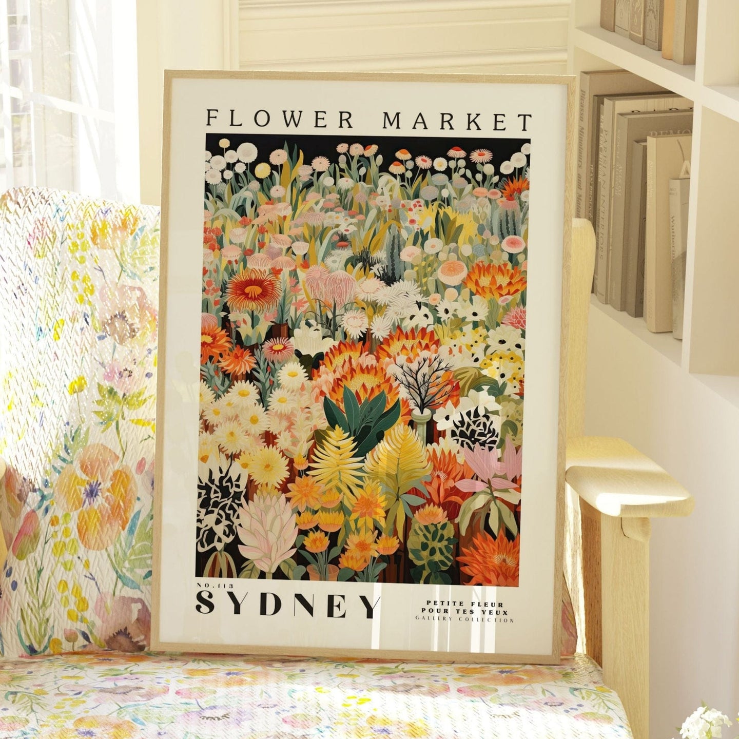 Sydney Flower Market Poster - Posters - Enchanted Sights