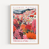 Thessaloniki Flower Market Poster - Posters - Enchanted Sights