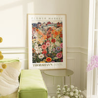 Thorshavn Flower Market Poster - posters - Enchanted Sights