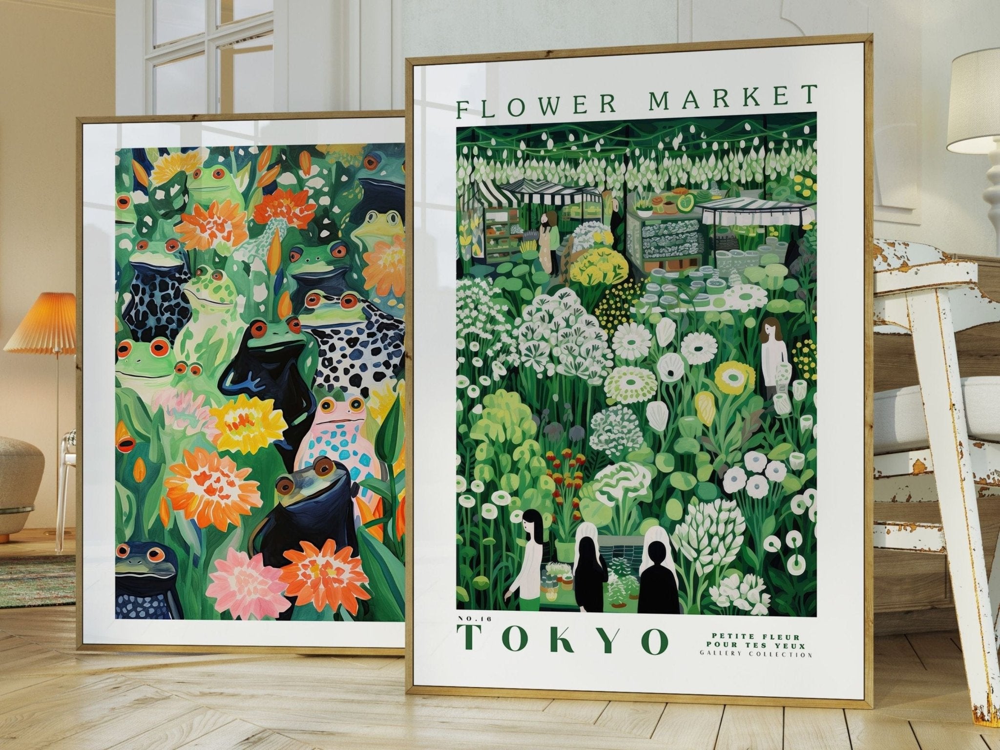 Tokyo Flower Market Poster - Posters - Enchanted Sights