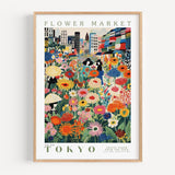 Tokyo Flower Market Poster - Posters - Enchanted Sights