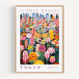 Tokyo Flower Market Poster - Posters - Enchanted Sights