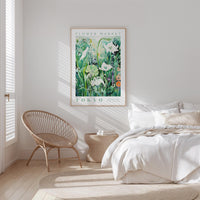 Tokyo Flower Market Poster - Posters - Flower Poster