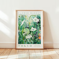 Tokyo Flower Market Poster - Posters - Flower Poster